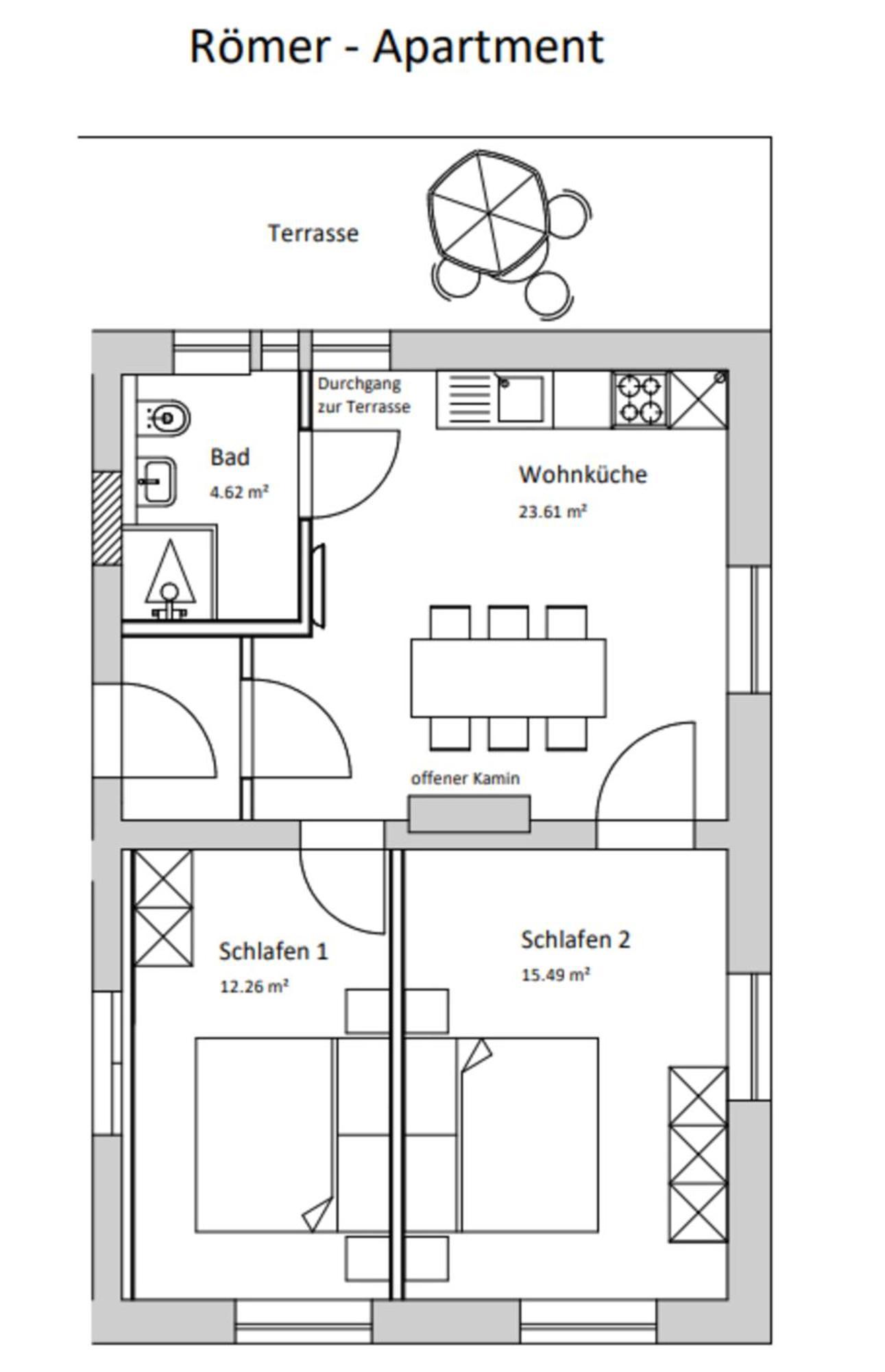 Roemer-Apartment Im Herenhaus Rheinblick Xanten Eksteriør bilde